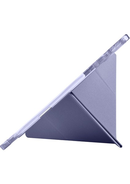 Lenovo Idea Tab Pro 12.7" Uyumlu Kılıf Kalem Bölmeli Tri Folding Standlı Arkası Silikon Uyku Modlu fırsatları