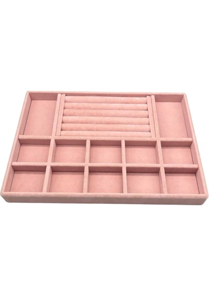Istanbul Model Süet Kumaş Pembe Renk 24/34 cm Takı Sergileme Standı fiyatları