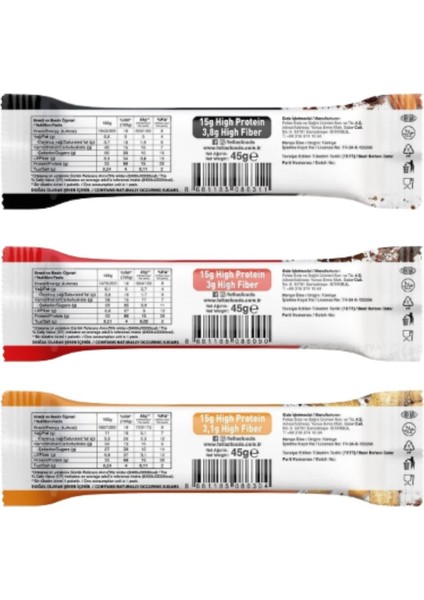 Vegan Protein Granola - Karışık Kuruyemiş & Kakao 270 gr - Protein Bar 3'lü Set modelleri