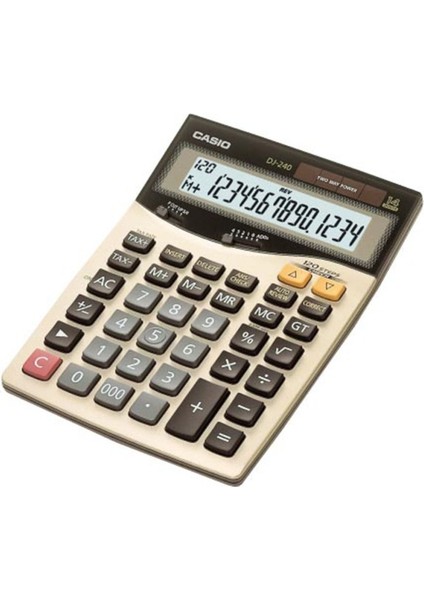 Masaüstü 14 Hane Hesap Makinası Check Control DJ-240D Plus