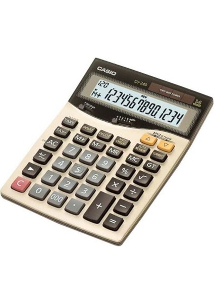 Masaüstü 14 Hane Hesap Makinası Check Control DJ-240D Plus fiyatları