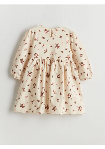 Lcw Kids Ekru Çiçekli Kız Çocuk 2 Iplik Elbise fiyatları