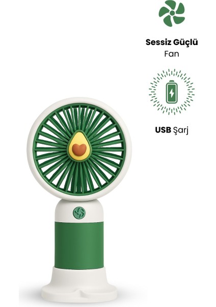 Mini Fan Şarjlı Taşınabilir El Vantilatörü Telefon Standı Meyve Figürlü USB Mini Fan 250MAH 5W Güçlü fiyatları