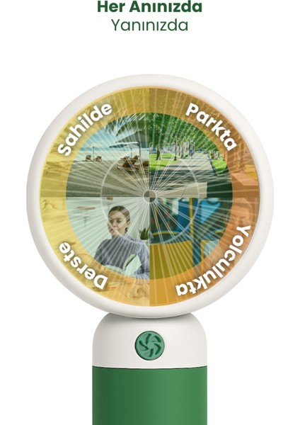 Mini Fan Şarjlı Taşınabilir El Vantilatörü Telefon Standı Meyve Figürlü USB Mini Fan 250MAH 5W Güçlü