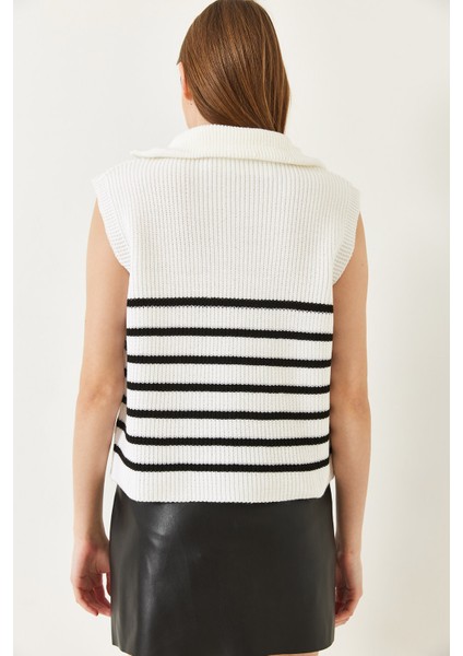 Kadın Fermuarlı Selanik Örgü Triko Süveter fiyatları