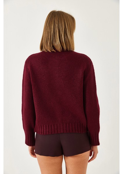 Kadın Broş Detaylı Triko Hırka modelleri