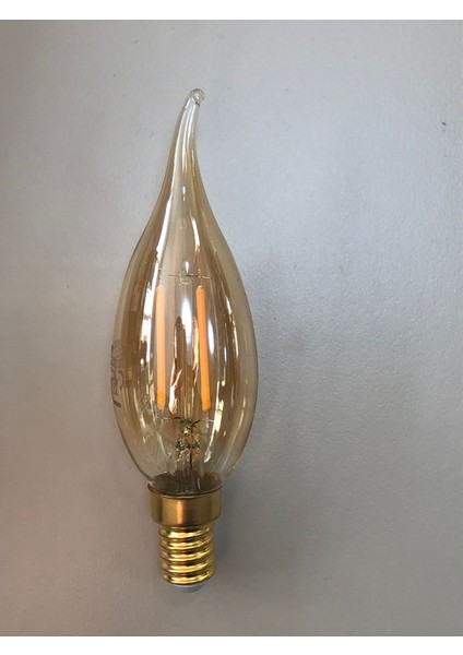 10 Adet Osram 2,5W=22W=220 Lümen E14 Rustik Kıvrık LED Buji Lamba