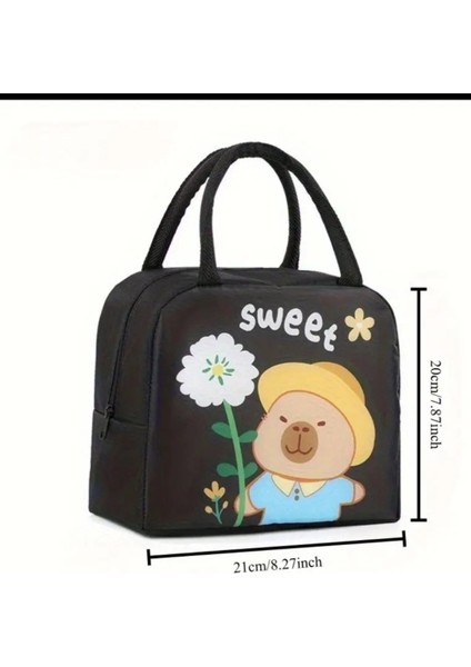 Capybara Küçük Boy Yalıtımlı Beslenme Cantasi modelleri