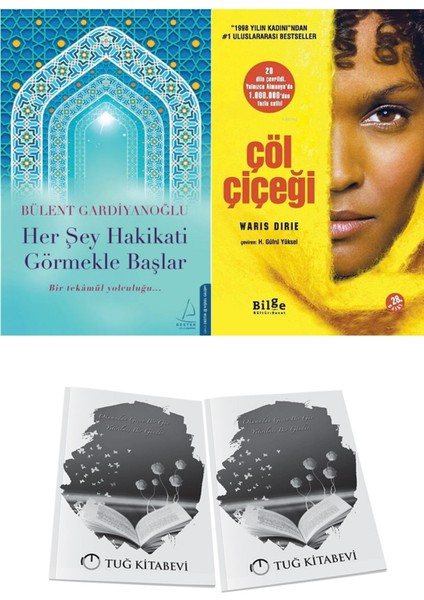 Her Şey Hakikati Görmekle Başlar ve Çöl Çiçeği + Hediyeli