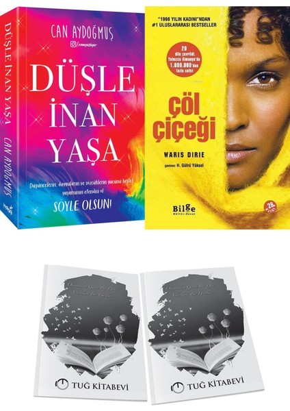 Düşle Inan Yaşa ve Çöl Çiçeği + Hediyeli