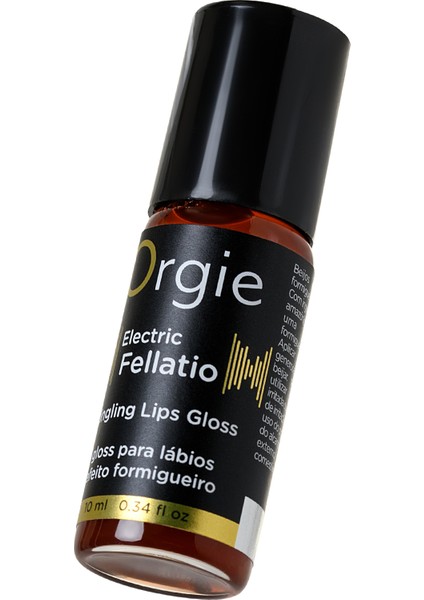 Orgıe Sexy Vibe Electric Fellatio Titreşim Etkili Dudak Parlatıcısı, 10 ml