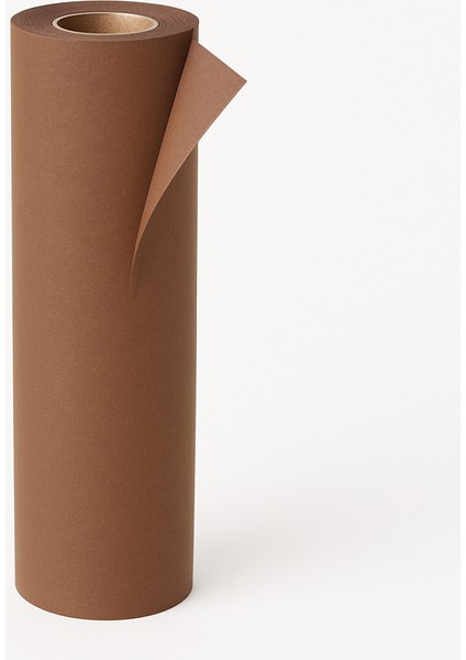 Çiçek Buket Ambalaj Kağıdı Kahverengi Parlak Doğa Dostu  70 cm x 20 M
