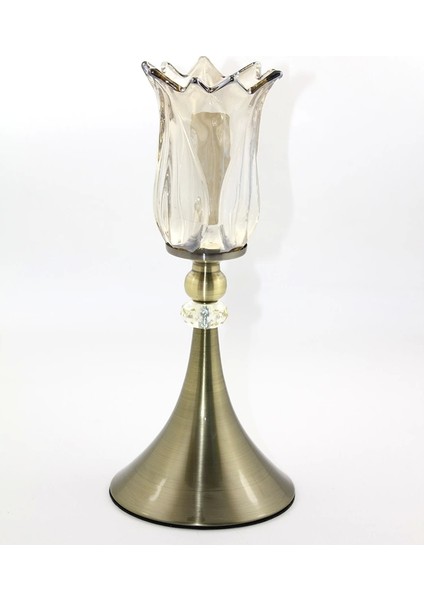 Cam Şamdan Tekli Model 2