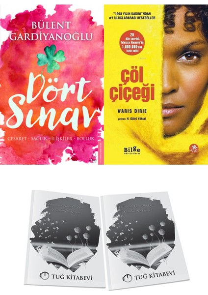 Dört Sınav: Cesaret-Sağlık-Ilişkiler-Bolluk ve Çöl Çiçeği + Hediyeli