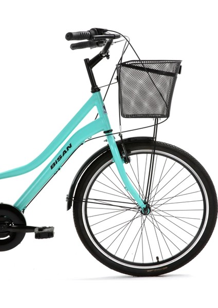 Porter Hizmet Bisikleti 44 cm V - Roller Fren 3 Vites 24 Jant Turkuaz Siyah fiyatları