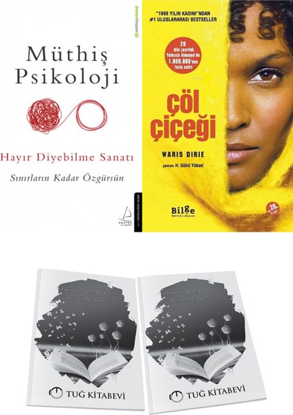 Müthiş Psikoloji Hayır Diyebilme Sanatı ve Çöl Çiçeği + Hediyeli