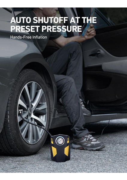 ERG-511 Analog Basınç Göstergeli Oto Lastik Şişirme Pompası Hava Kompresörü fiyatları