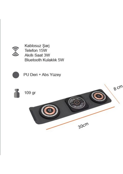 3 In 1 Kablosuz Şarj Standı fiyatları