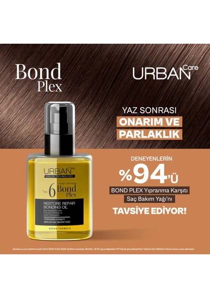 No.6 Bond Plex Restore Repair Yıpranma Karşıtı Serum Saç Bakım Yağı 100 ml - Vegan