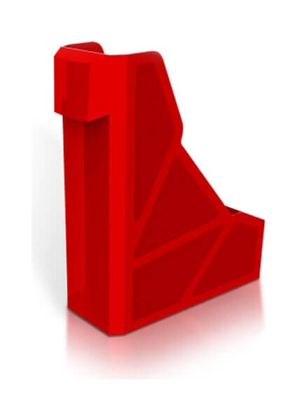 886 Solid Geniş Magazinlik Kırmızı