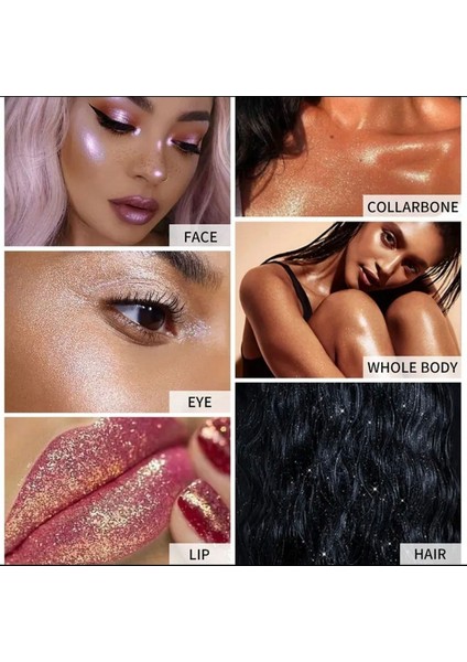 Vücut Simi Body Sparkles Pırıltılı Sim, Yüz Vücut Parlatıcı Toz Sim modelleri