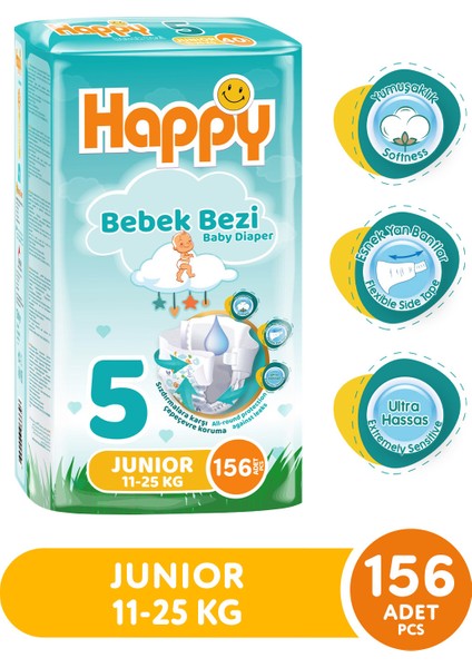 Bebek Bezi Junior 5 No 40 Lı x 4 Adet