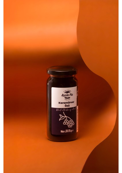 Applepiefoods Karamürver Özü 315 gr , Yoğun Kıvam , Katkısız , Glutensiz , Vegan Ürün