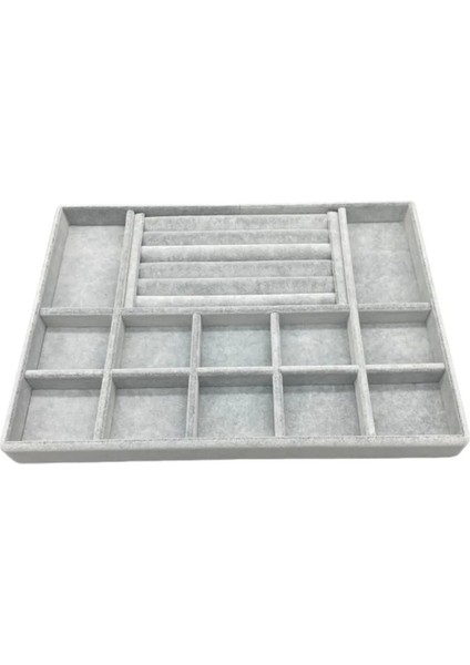 Istanbul Model Süet Kumaş Gri Renk 24/34 cm Takı Sergileme Standı fiyatları