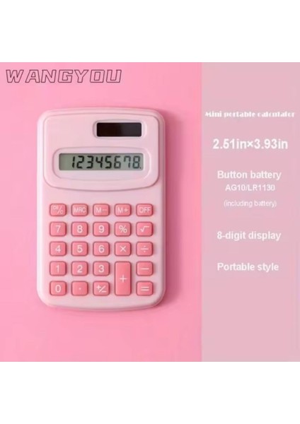 Mini Boy Pembe Öğrenci Hesap Makinesi, Şık ve Kullanışlı Tasarım modelleri