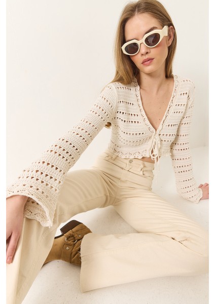 Kadın Ajurlu Rustik Bluz fiyatları