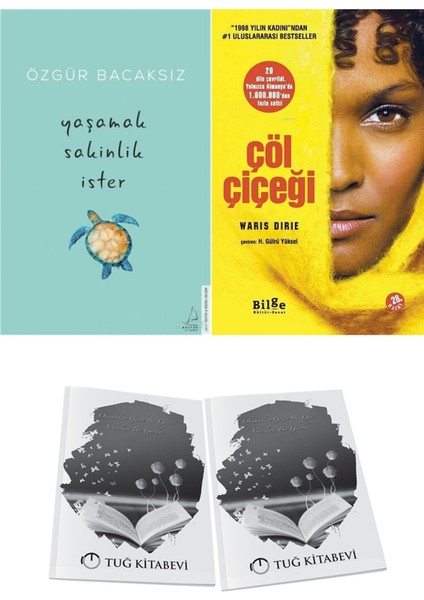 Yaşamak Sakinlik Ister ve Çöl Çiçeği + Hediyeli