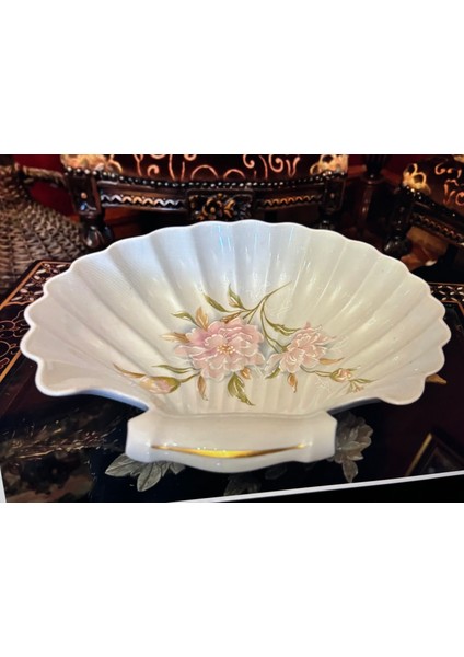 Limoges 27 cm Çapında El Boyaması Porselen Sunumluk fiyatları