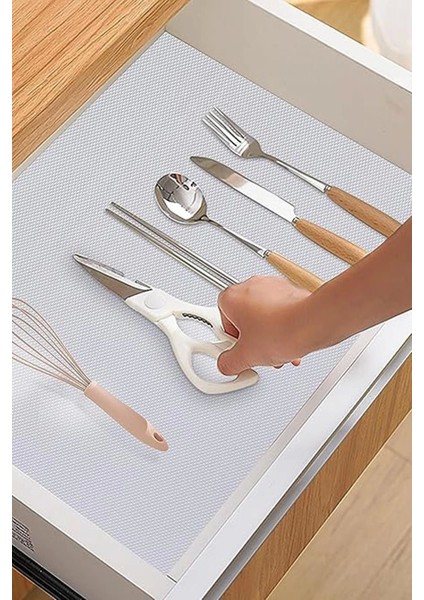 3 Metre Pvc Şeffaf Kaplama Kaydırmaz Dolap Içi Kaymaz Kaydırmaz Eva Raf Örtüsü