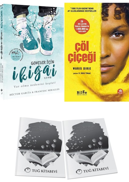 Gençler Için Ikigai ve Çöl Çiçeği + Hediyeli