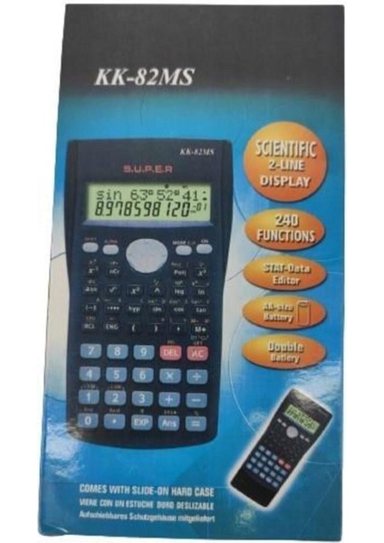 Fonksiyonel Hesap Makinesi KK-82MS, Pratik ve Güçlü Hesaplama Cihazı