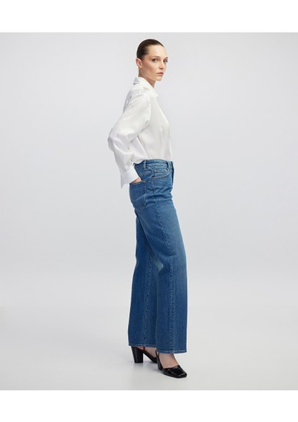 Wide Leg Fit Jean Pantolon IW6250018016629 modelleri