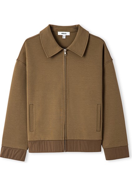 Gömlek Yaka Sweatshirt IW6250091034022 indirimleri