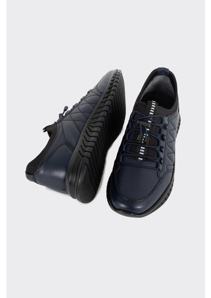 Lastik Bağcıklı Hakiki Deri Casual Erkek Ayakkabı modelleri