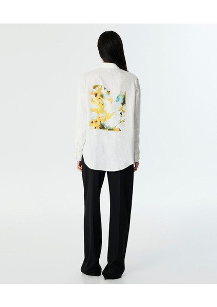 Karma Aksesuarlı Dokulu Gömlek TW6250025060018 fırsatları