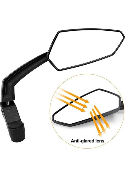 Bisiklet Aynası, Ayarlanabilir Bisiklet Aynaları Gidon Dikiz Aynası 360°DÖNEBILEN Bisiklet Aynası Geniş Açıdarbeye Dayanıklı Aynalar (Yurt Dışından) modelleri