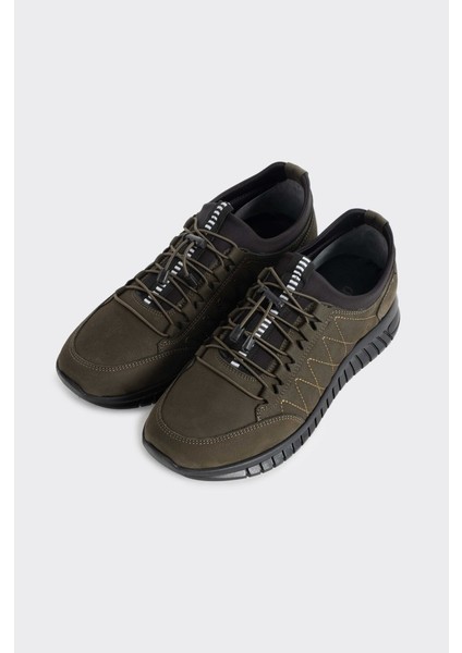 Lastik Bağcıklı Hakiki Deri Casual Erkek Ayakkabı fırsatları