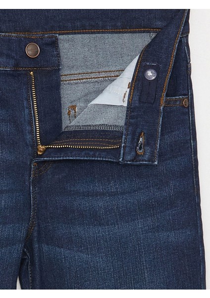 Lcw Kids Indigo Beli Ayarlanabilir Lastikli Erkek Çocuk Jean Pantolon modelleri
