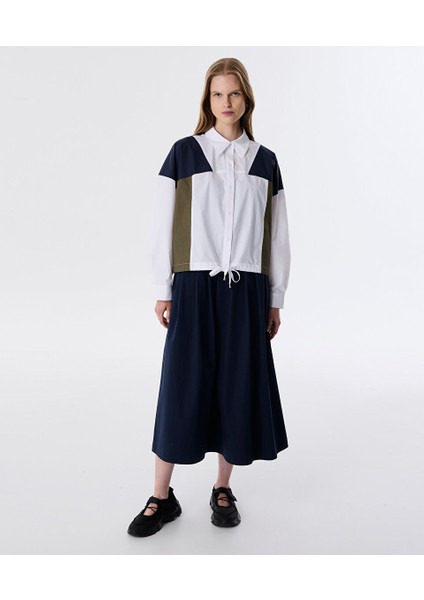 Kumaş Mıx Colorblock Gömlek TW6250025064018 fiyatları