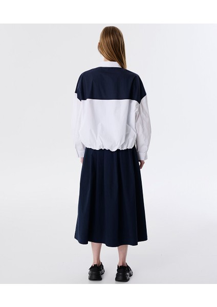 Kumaş Mıx Colorblock Gömlek TW6250025064018 fırsatları