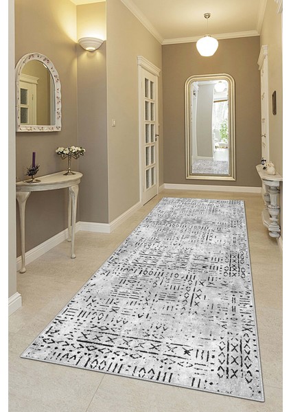 Makinede Yıkanabilir Kaymaz Taban Leke Tutmaz Modernkesme Yolluk Mutfak Yolluk Halı Yolluk