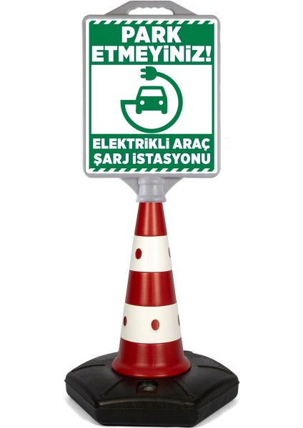 40x50 Elektrikli Araç Dubası Elektrikli Araç Park Yeri Dubası Şarj İstasyonu