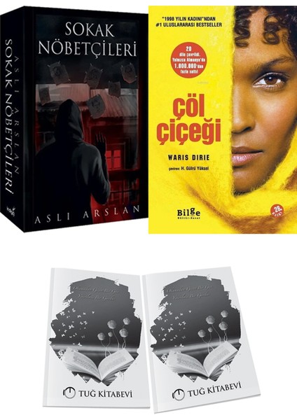 Çöl Çiçeği ve Sokak Nöbetçileri 1 Aslı Arslan 2li Set + Hediyeli