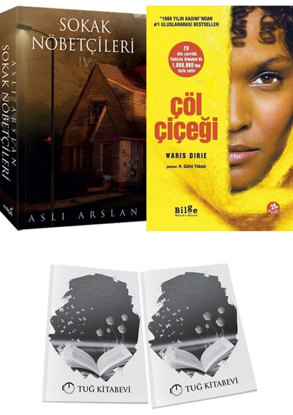 Çöl Çiçeği ve Sokak Nöbetçileri 4 Aslı Arslan 2li Set + Hediyeli