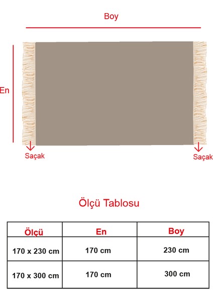 Alinda Koltuk Örtüsü Naturel 170x300 cm