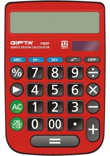 12 Hane Masa Tipi Hesap Makinası F3039, Hızlı ve Kolay Hesaplama Imkanı fiyatları